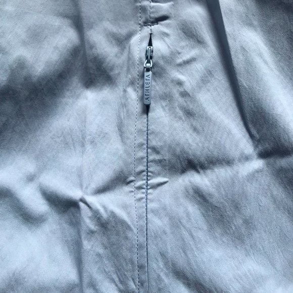 Athleta Blue oversized poplin shirt Top Size S - Picture 10 of 10